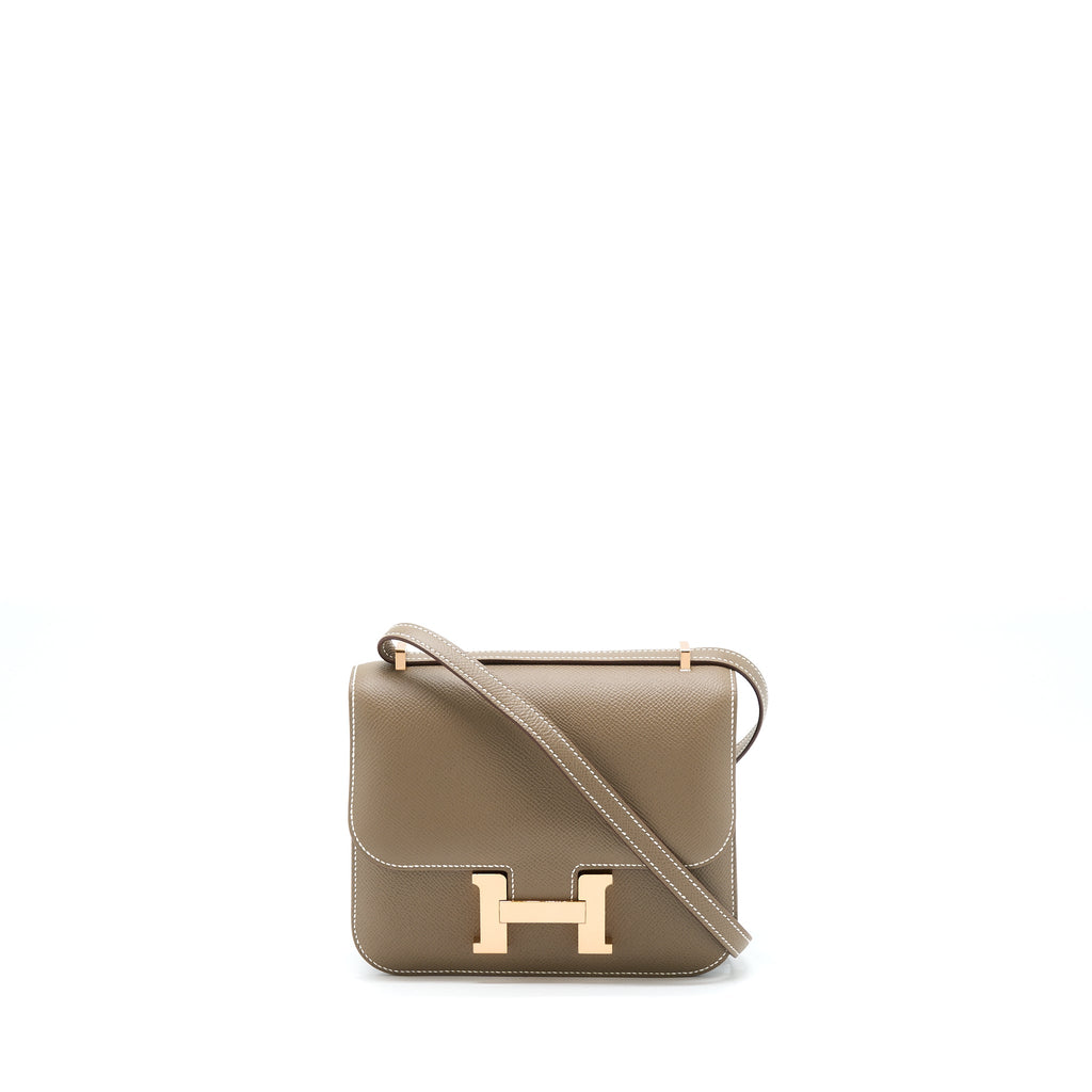 HERMES MINI CONSTANCE EPSOM ETOUPE RGHW