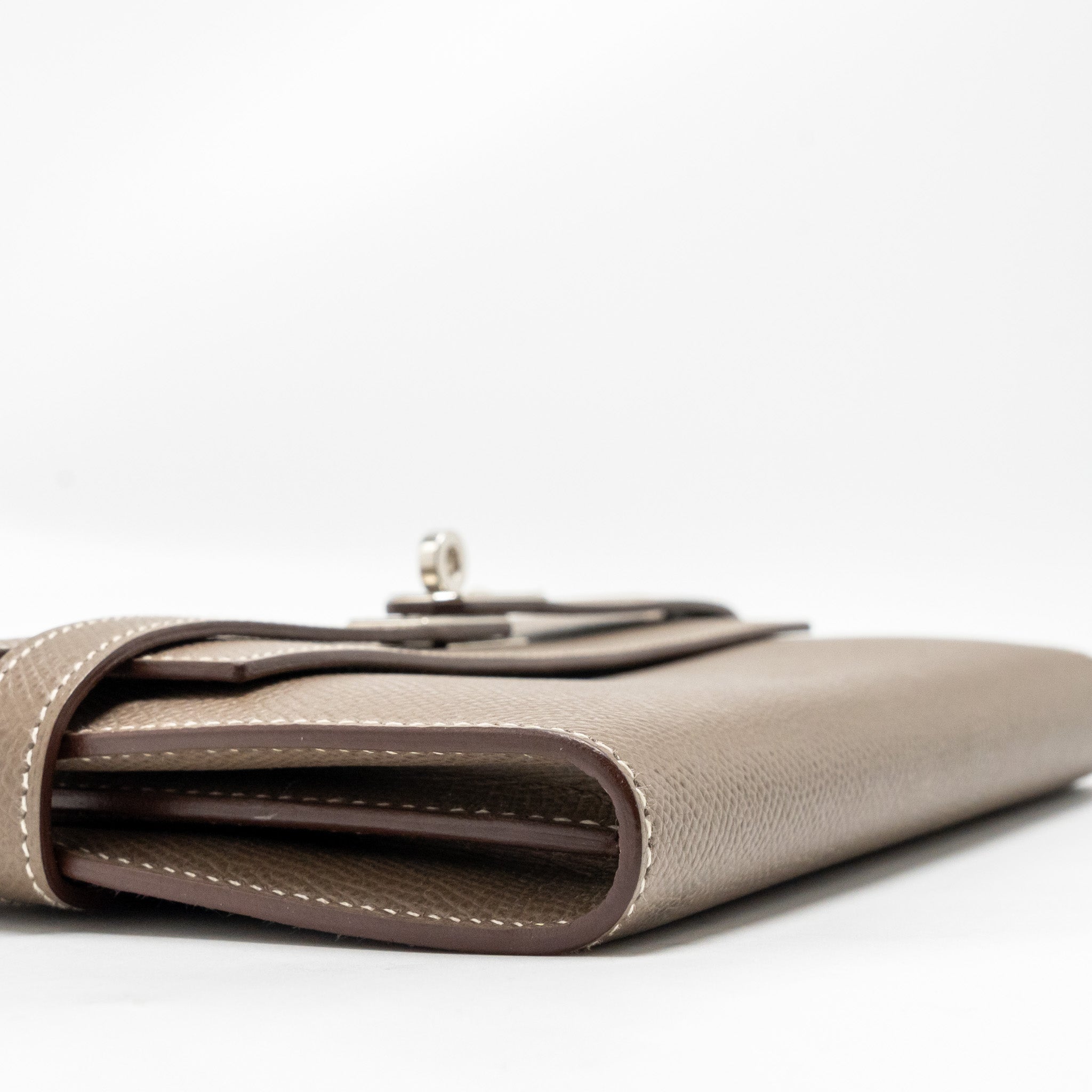 HERMES CLASSIC KELLY LONG WALLET EPSOM ETOUPE SHW