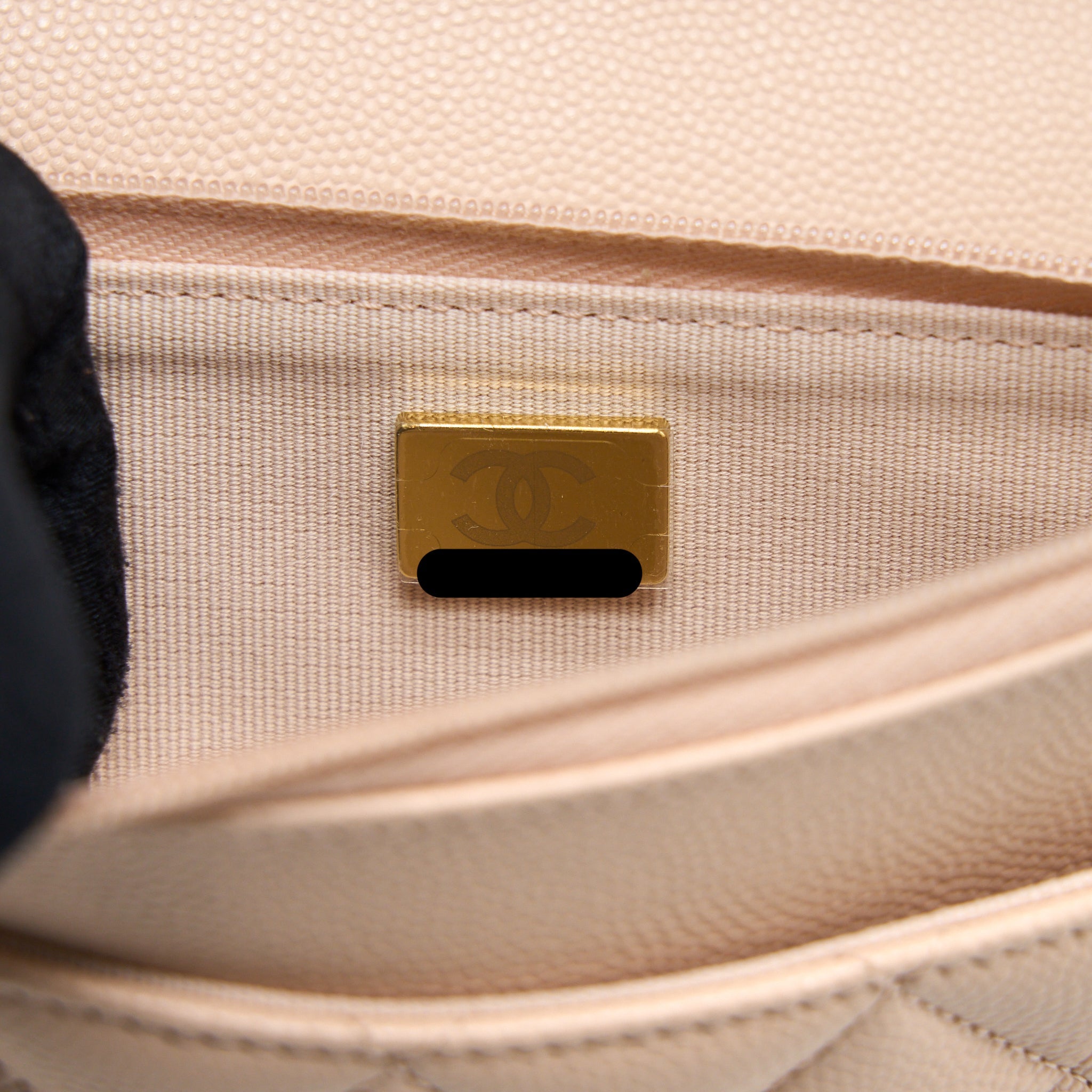 CHANEL CLASSIC WALLET ON CHAIN CAVIAR LIGHT PINK LGHW (MICROCHIP)