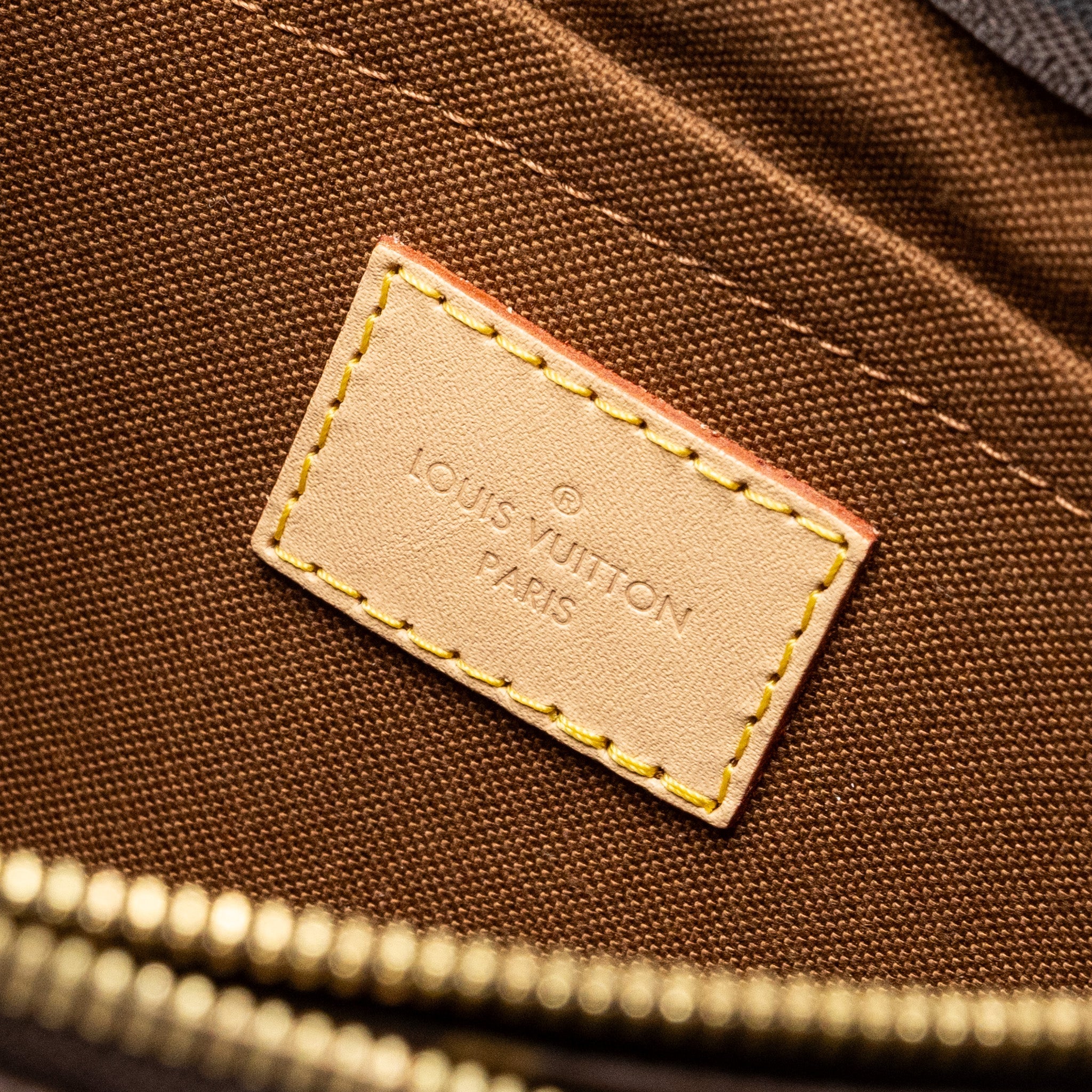 LOUIS VUITTON MULTI POCHETTE MONOGRAM CANVAS KHAKI STRAP GHW