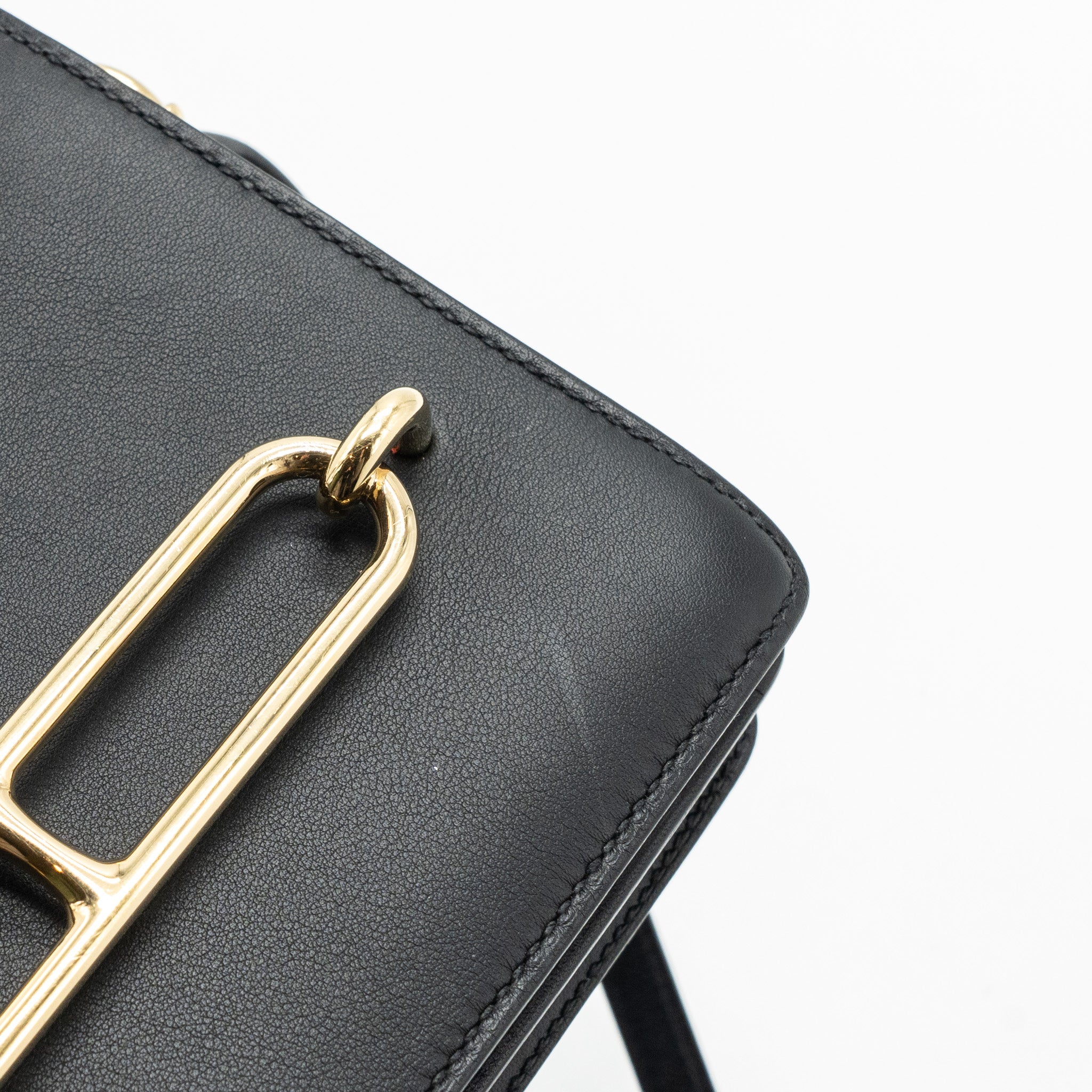 HERMES MINI ROULIS SWIFT BLACK GHW