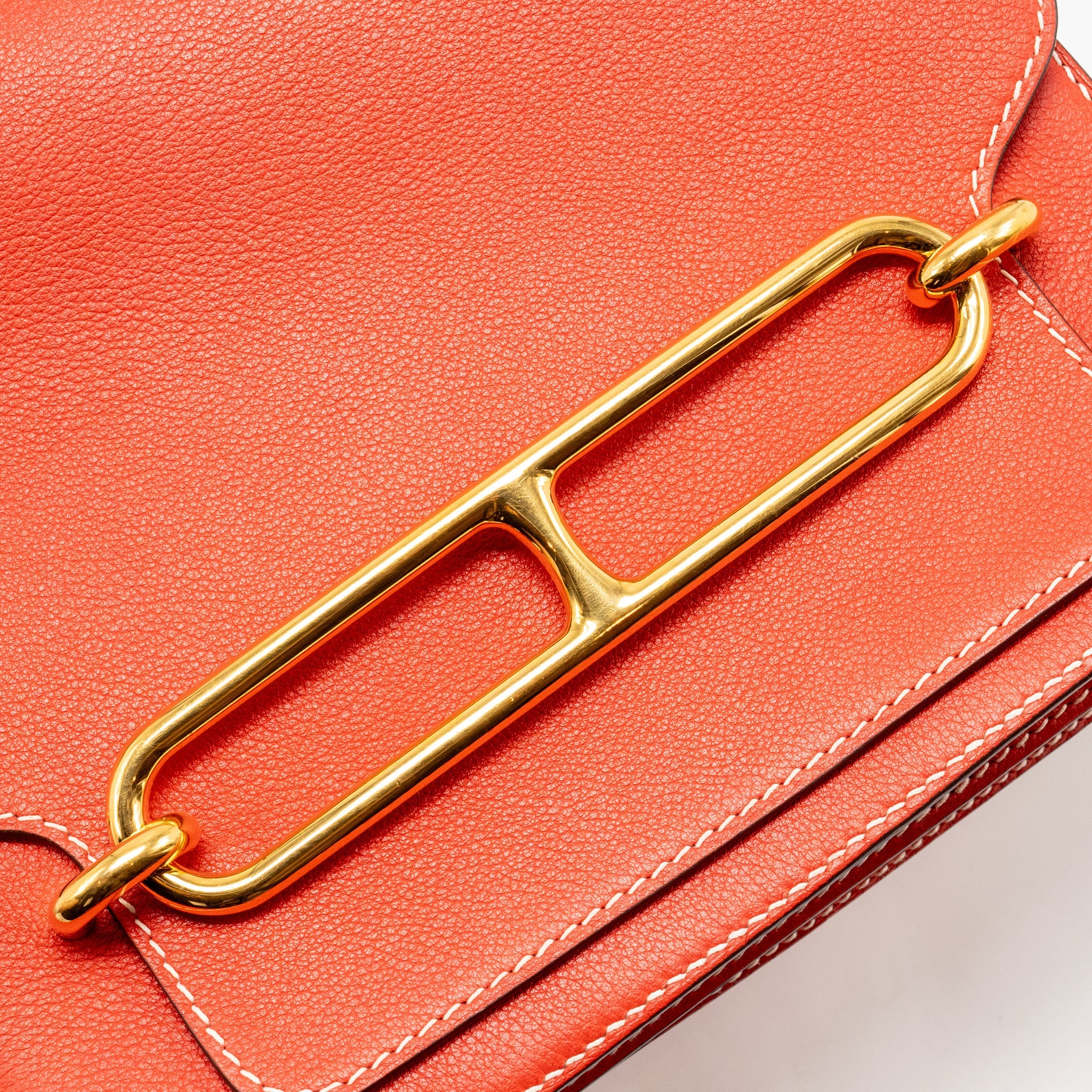HERMES ROULIS 23 EVERCOLOR ROUGE TOMATE GHW