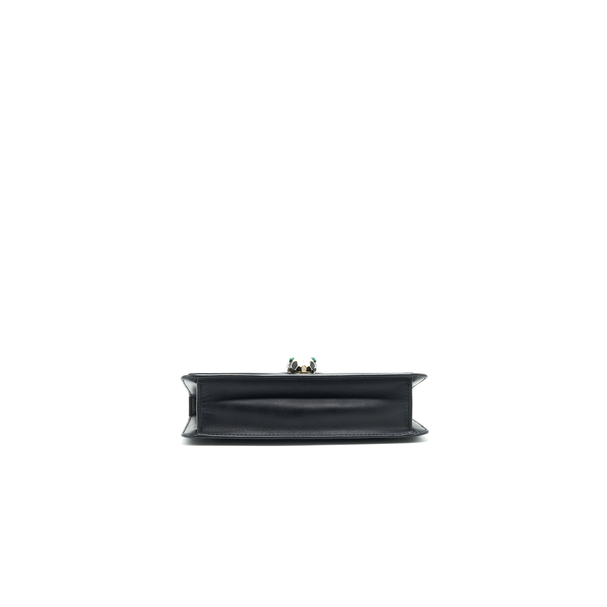 BVLGARI SERPENTI CHAIN BAG IN BLACK