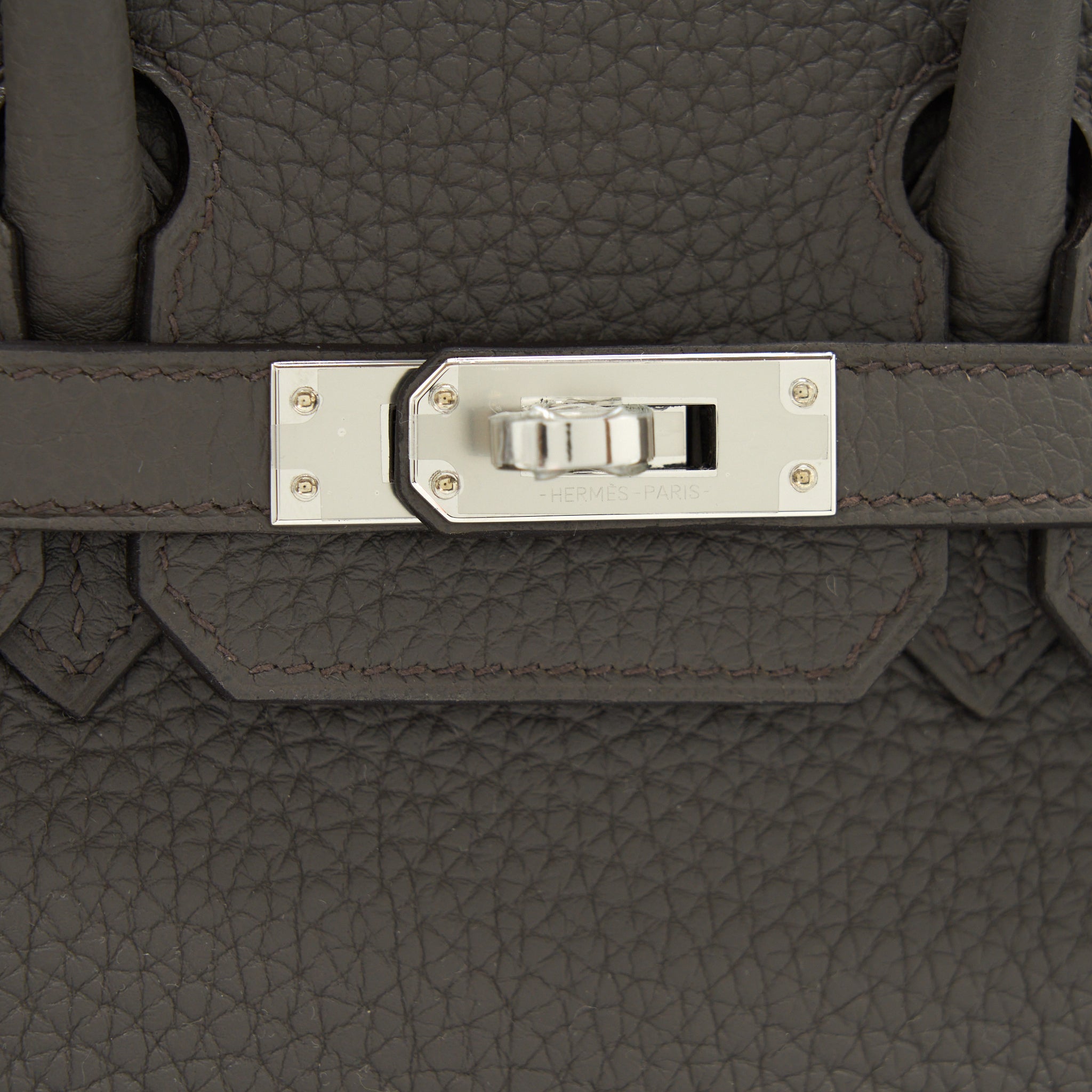 HERMES BIRKIN 25 TOGO GRIS ETAIN SHW