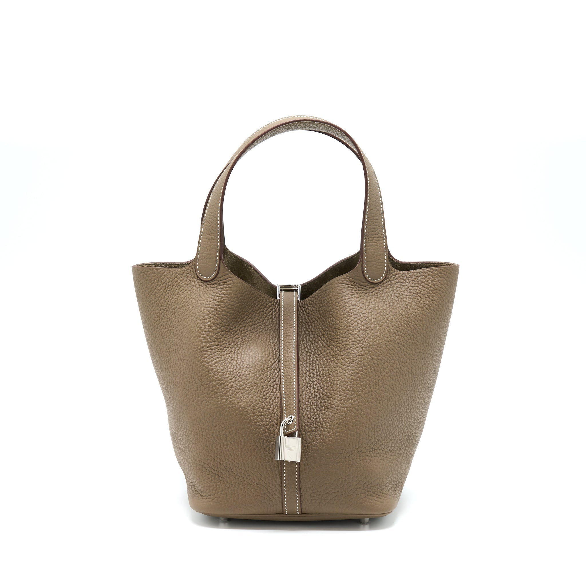 HERMES PICOTIN LOCK BAG 22 CLEMENCE ETOUPE SHW