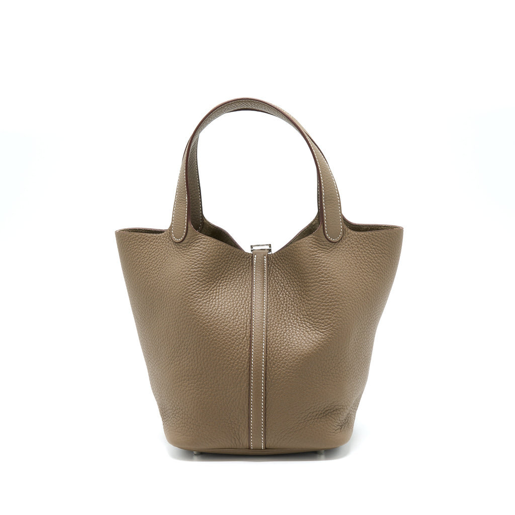 HERMES PICOTIN LOCK BAG 22 CLEMENCE ETOUPE SHW