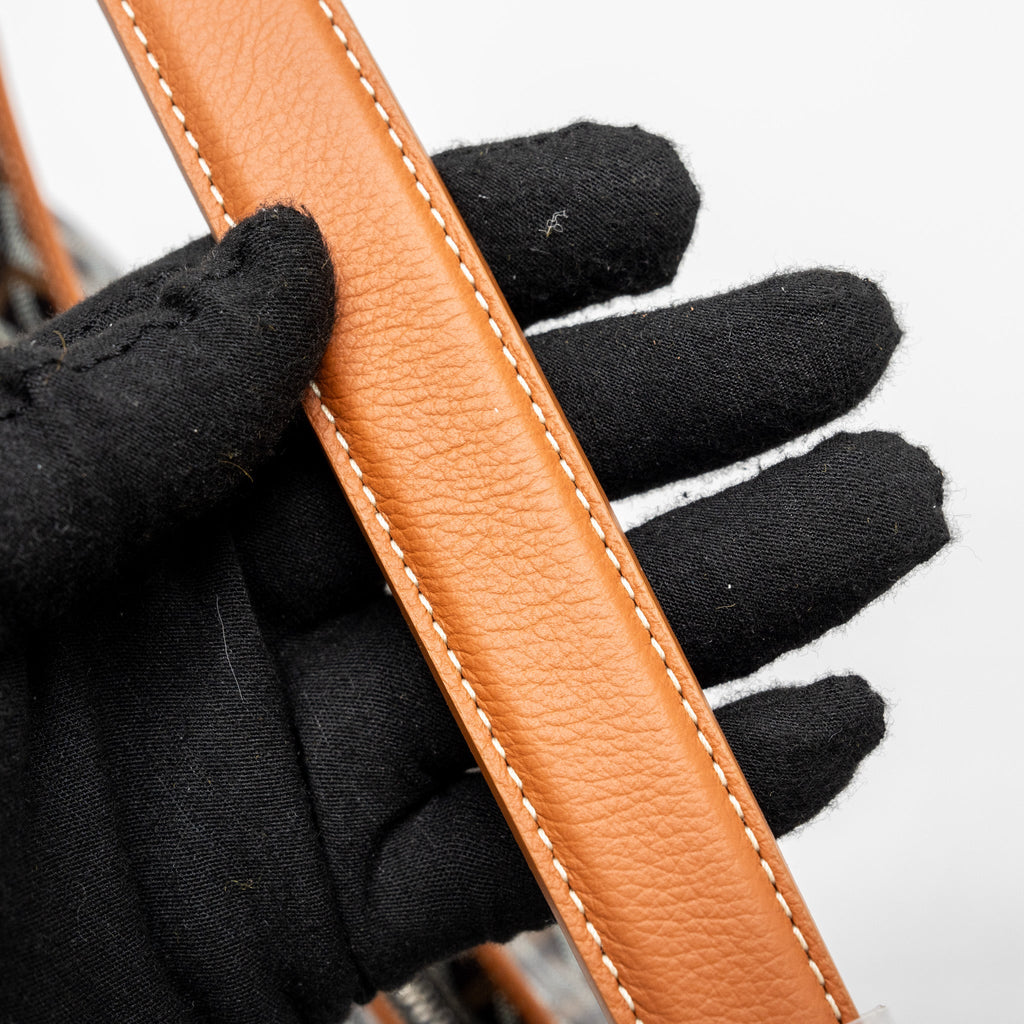 GOYARD BOHEME HOBO BAG CANVAS/CALFSKIN BLACK/ BROWN SHW