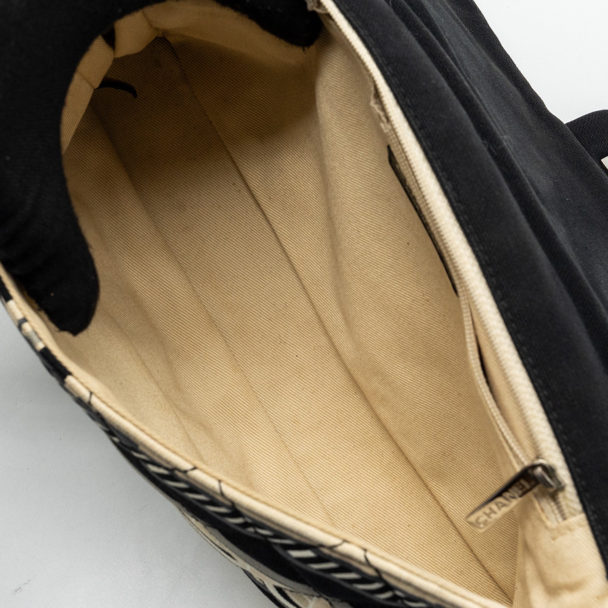 CHANEL CENTRAL STATION / LE TRAIN FLAP BAG FABRIC MULTICOLOUR SHW