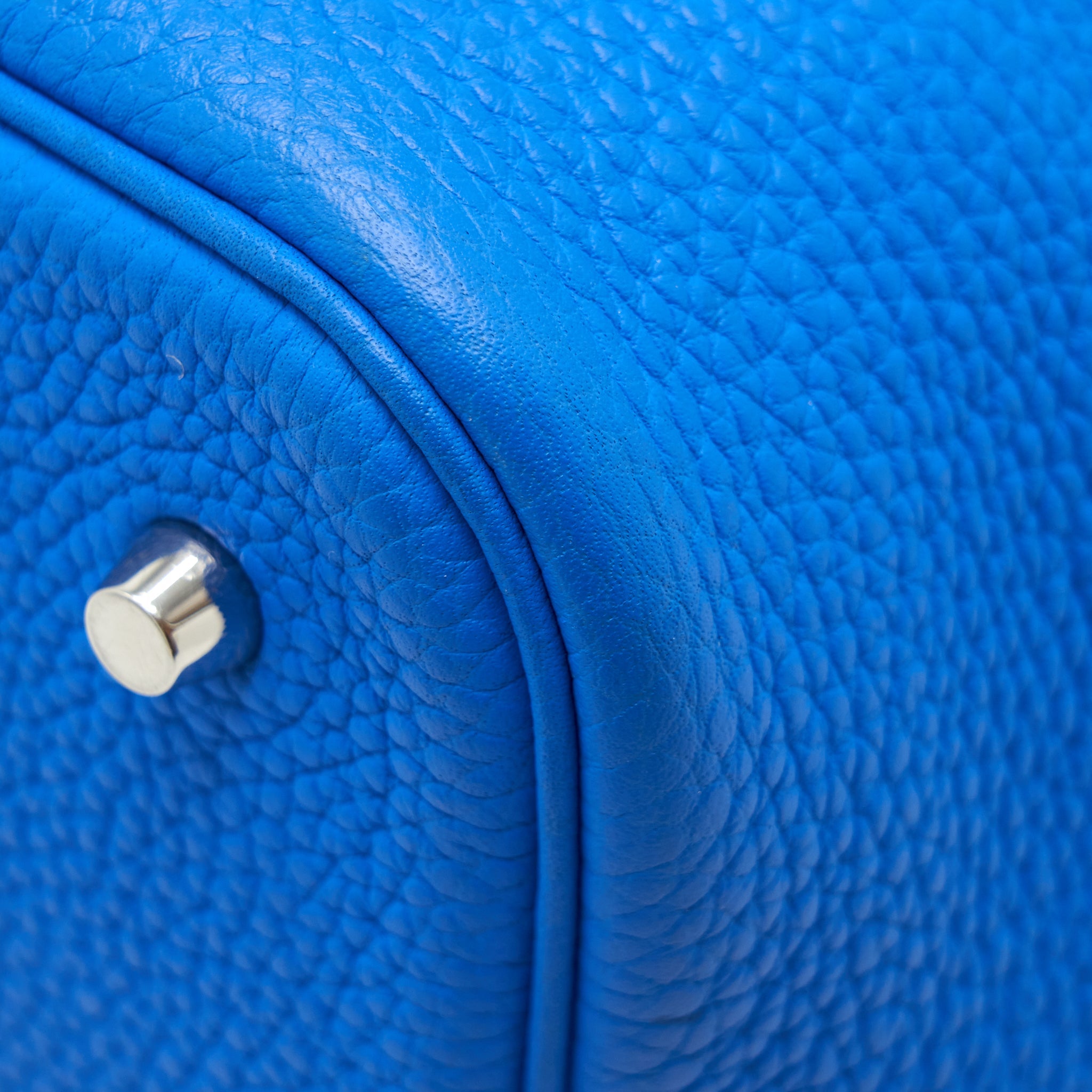HERMES PICOTIN 22 LOCK BAG BRIGHT BLUE SHW