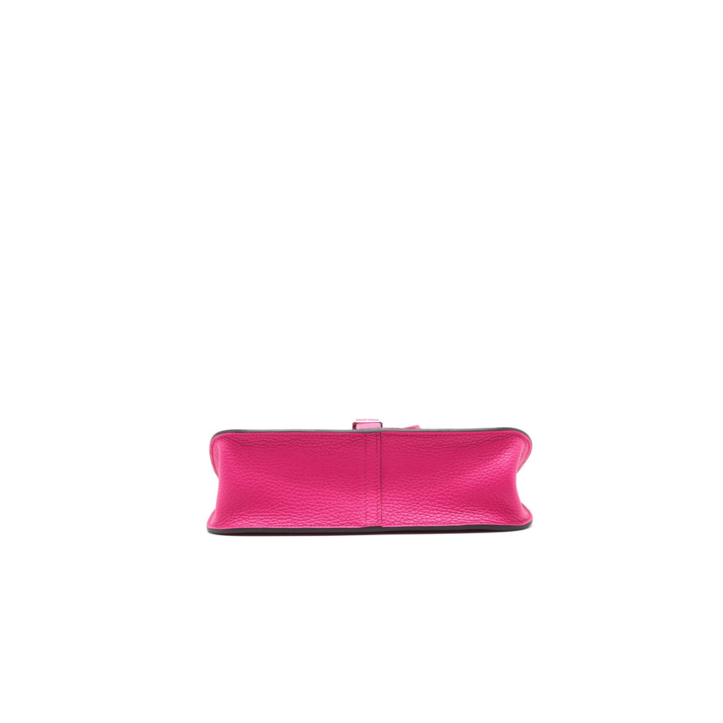 HERMES HALZAN 25 BAG ROSE SHOCKING/ FRAMBOISE