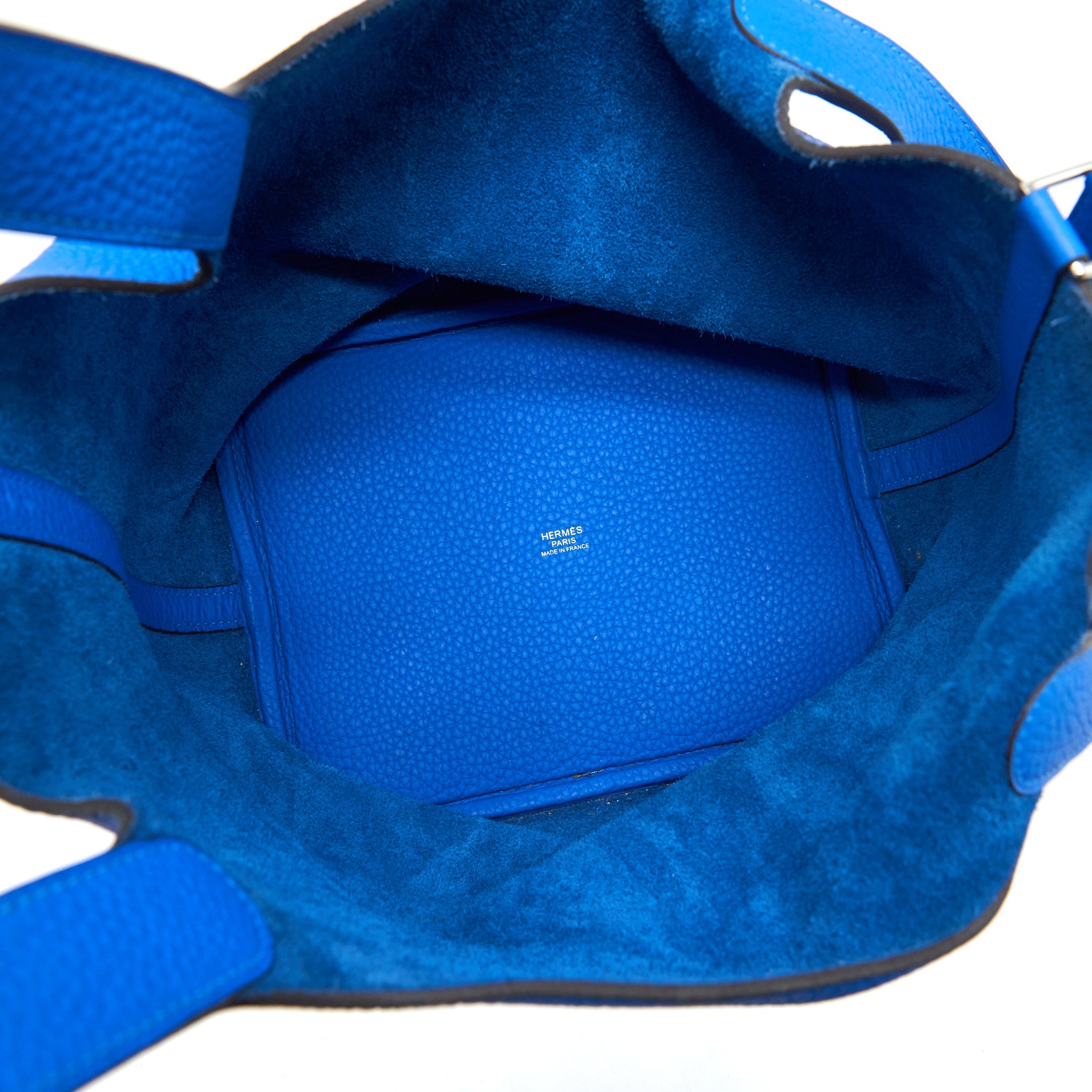 HERMES PICOTIN 22 LOCK BAG BRIGHT BLUE SHW