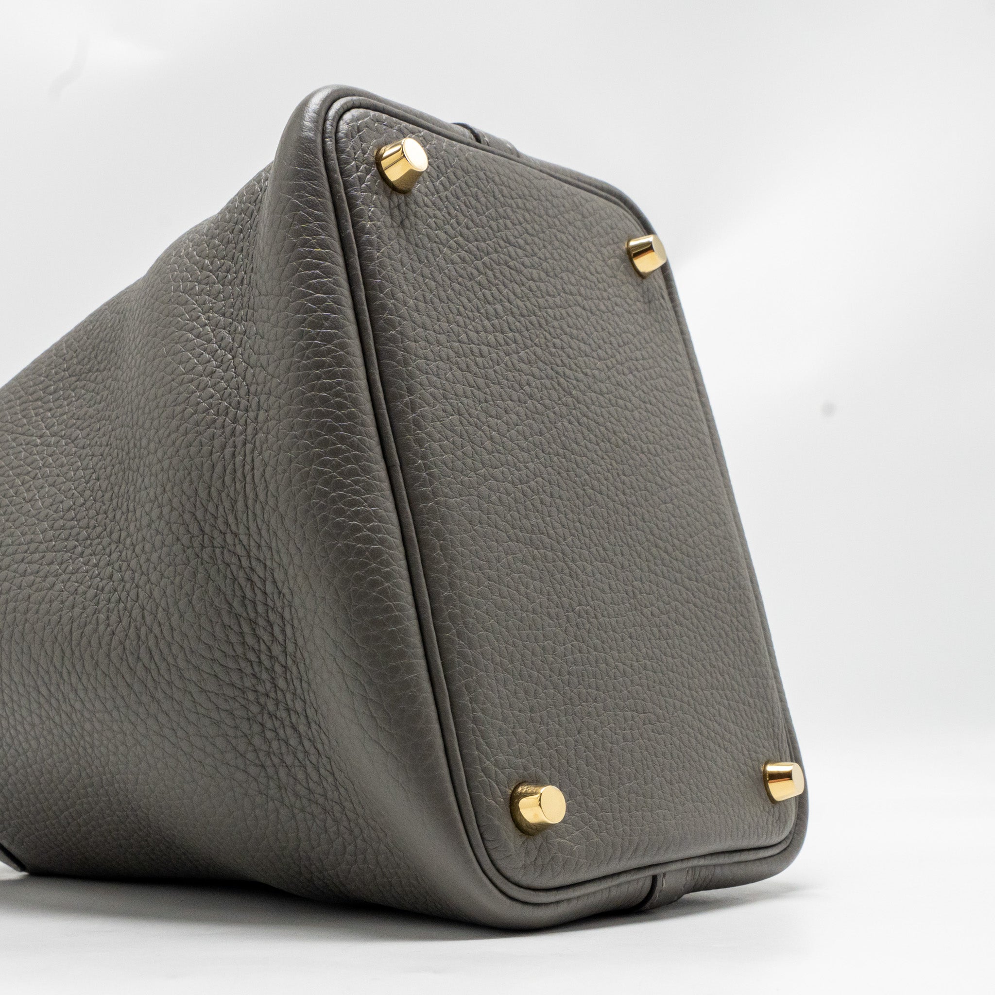 HERMES PICOTIN 18 LOCK BAG CLEMENCE GRIS MEYER GHW