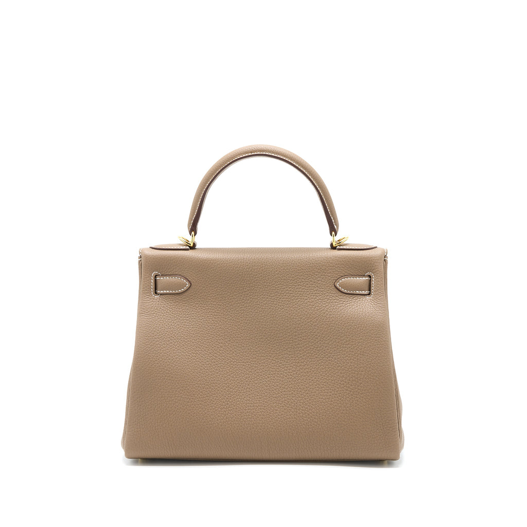 HERMES KELLY 28 TOGO ETOUPE GHW