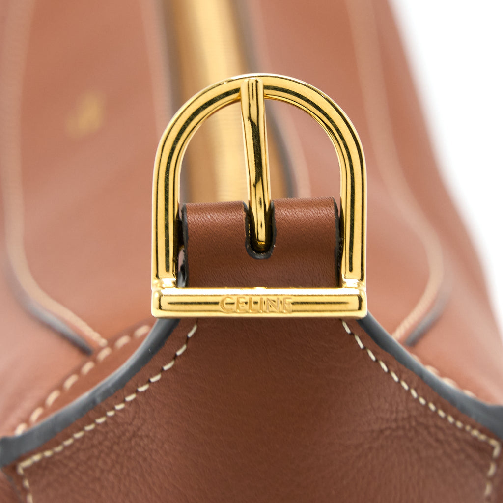 CELINE ROMY SUPPLE CALFSKIN TAN GHW
