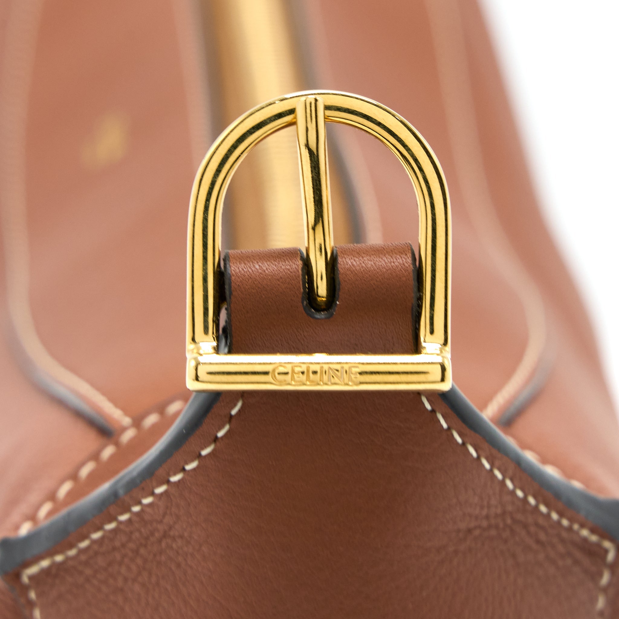 CELINE ROMY SUPPLE CALFSKIN TAN GHW