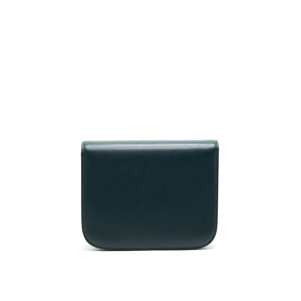 CELINE BOX AMAZON GREEN CALFSKIN LEATHER