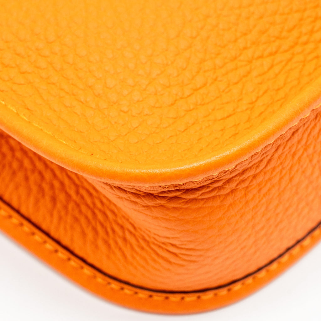 HERMES MINI EVELYNE CLEMENCE ORANGE SHW