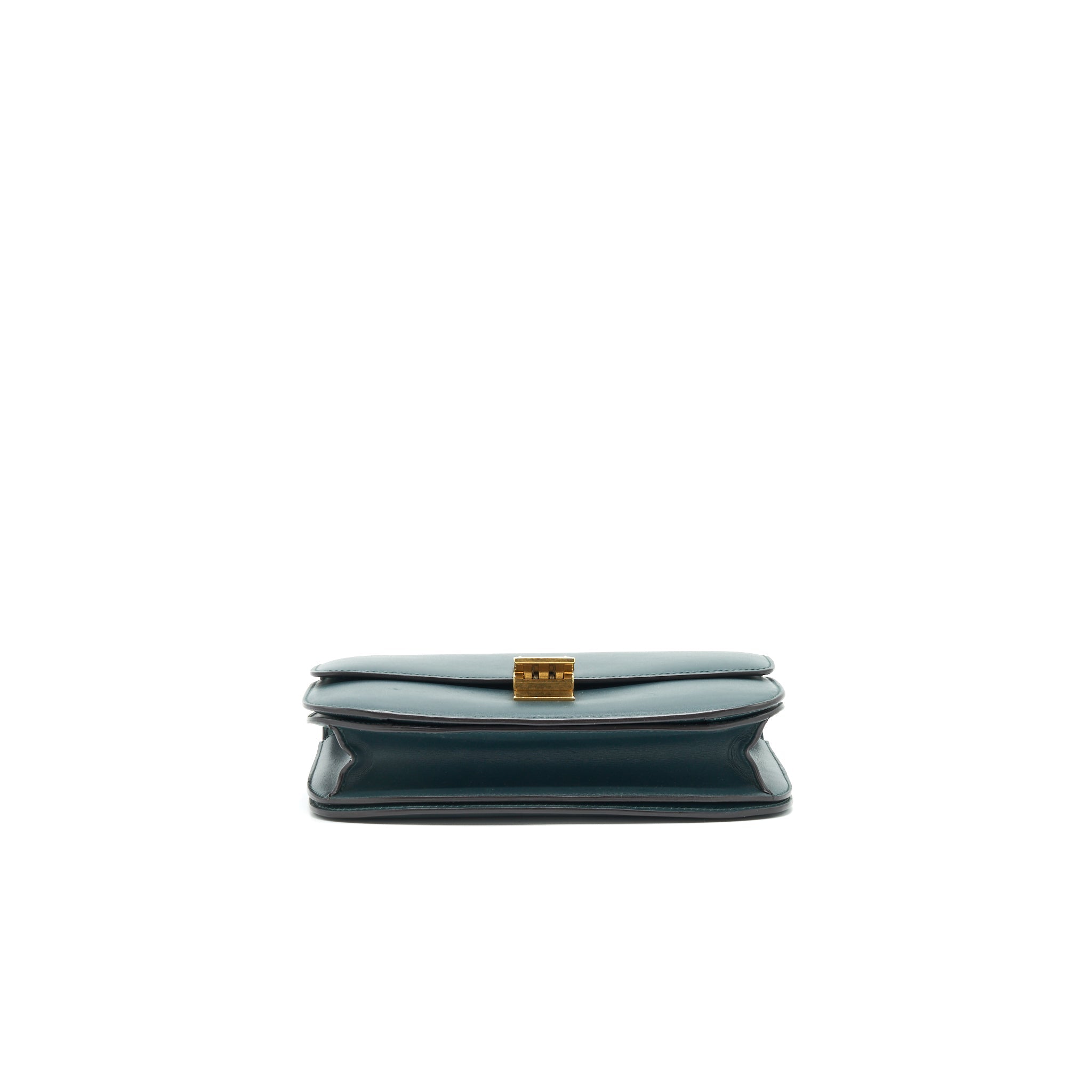 CELINE BOX AMAZON GREEN CALFSKIN LEATHER
