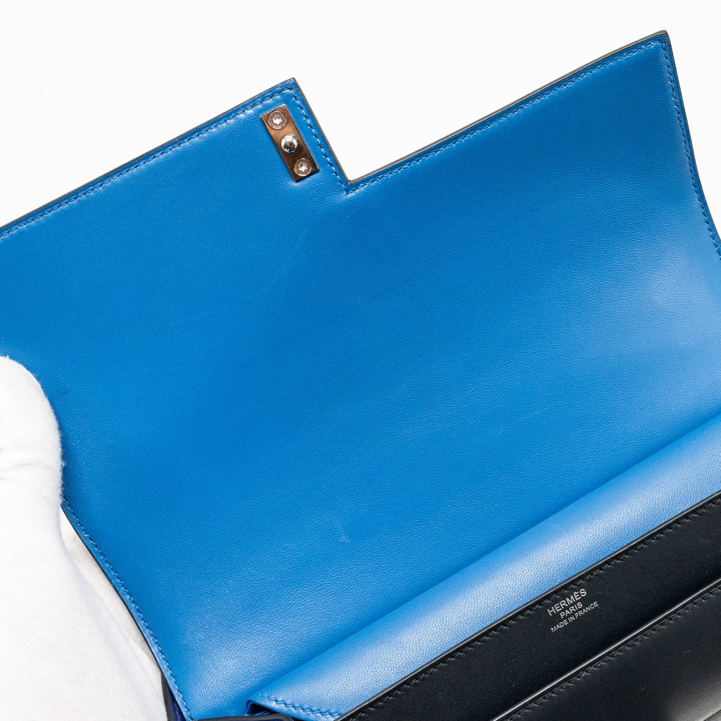 HERMES VERROU 23 ALLEGRETTO LEATHER BLEU ENCRE / MULTICOLOUR SHW
