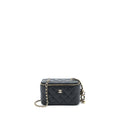 CHANEL 23C PEARL CRUSH LONG VANITY LAMBSKIN BLACK LGHW (MICROCHIP)