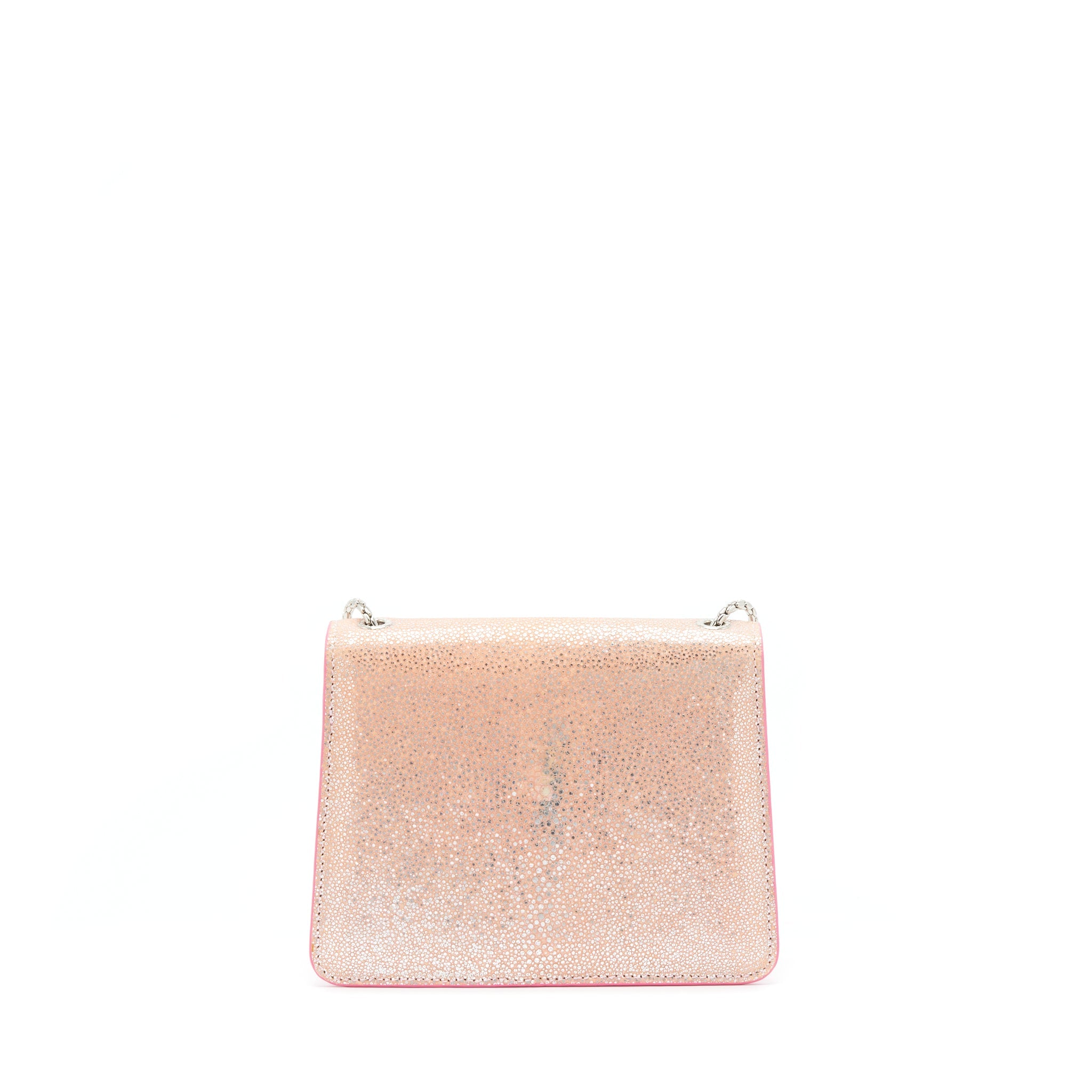 BVLGARI SERPENTI FOREVER BAG ROSA DI FRANCIA CRYSTAL GALUCHAT