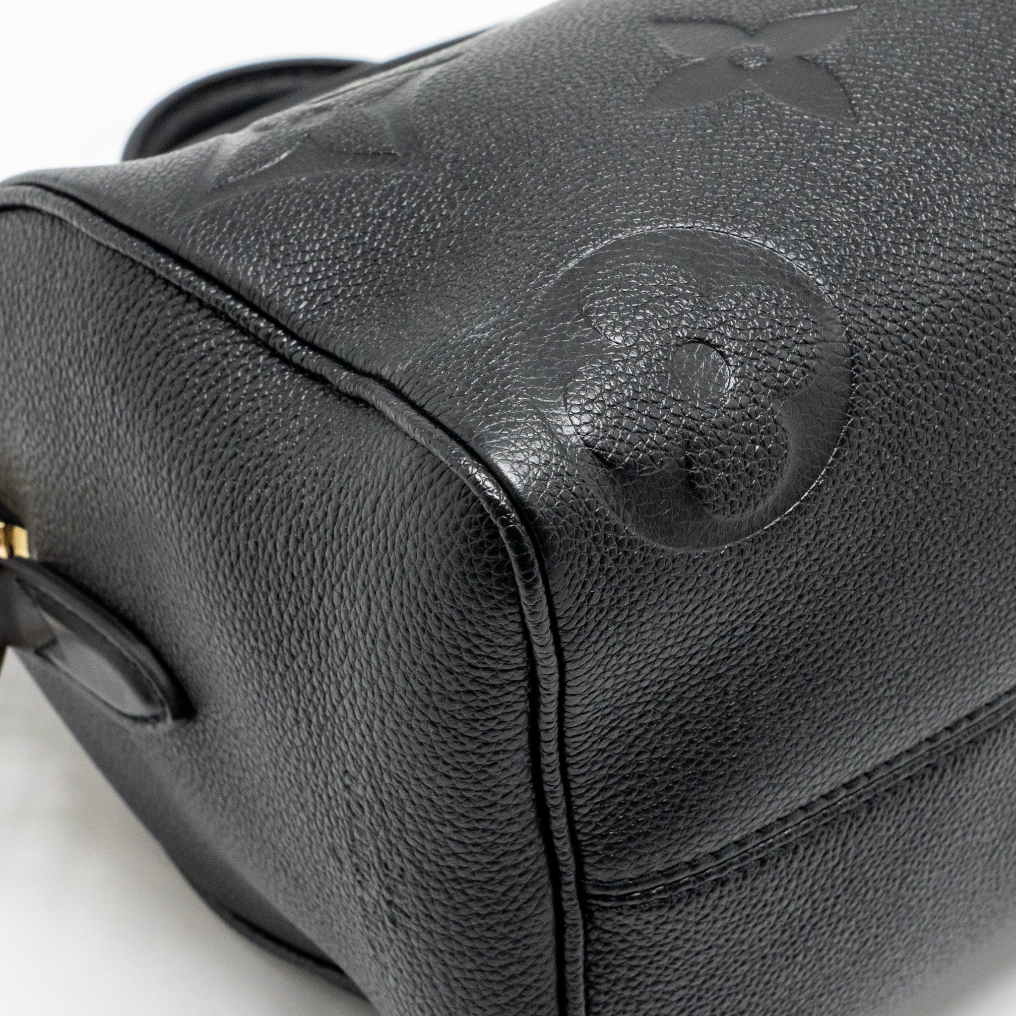 LOUIS VUITTON SPEEDY BANDOULIERE 25 MONOGRAM EMPREINTE LEATHER BLACK GHW