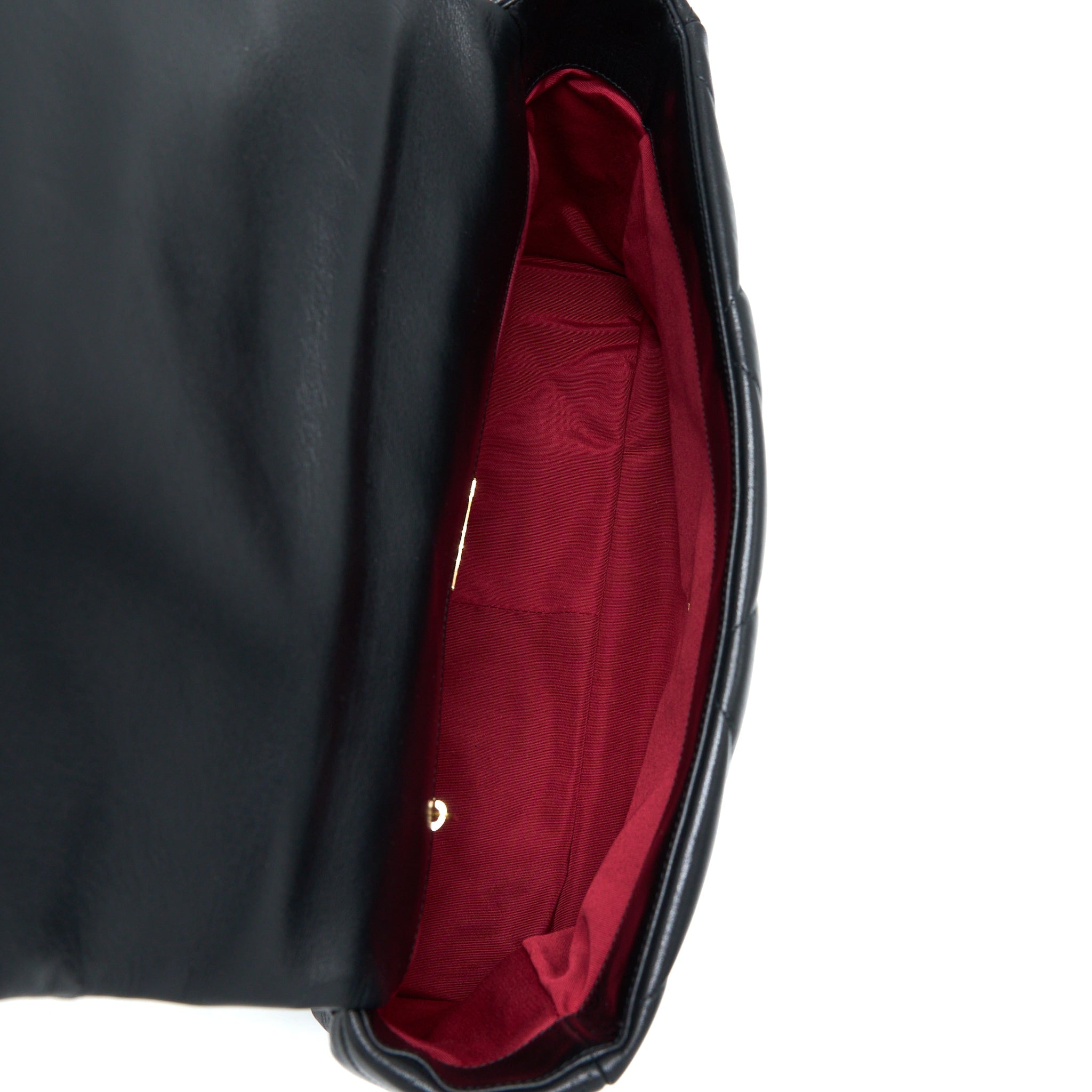 CHANEL MAXI 19 BAG GOATSKIN BLACK MULTICOLOUR HARDWARE