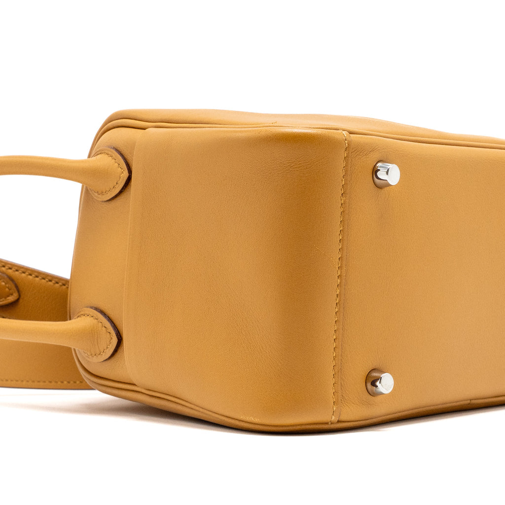 HERMES MINI LINDY SWIFT SESAME/ LIME SHW