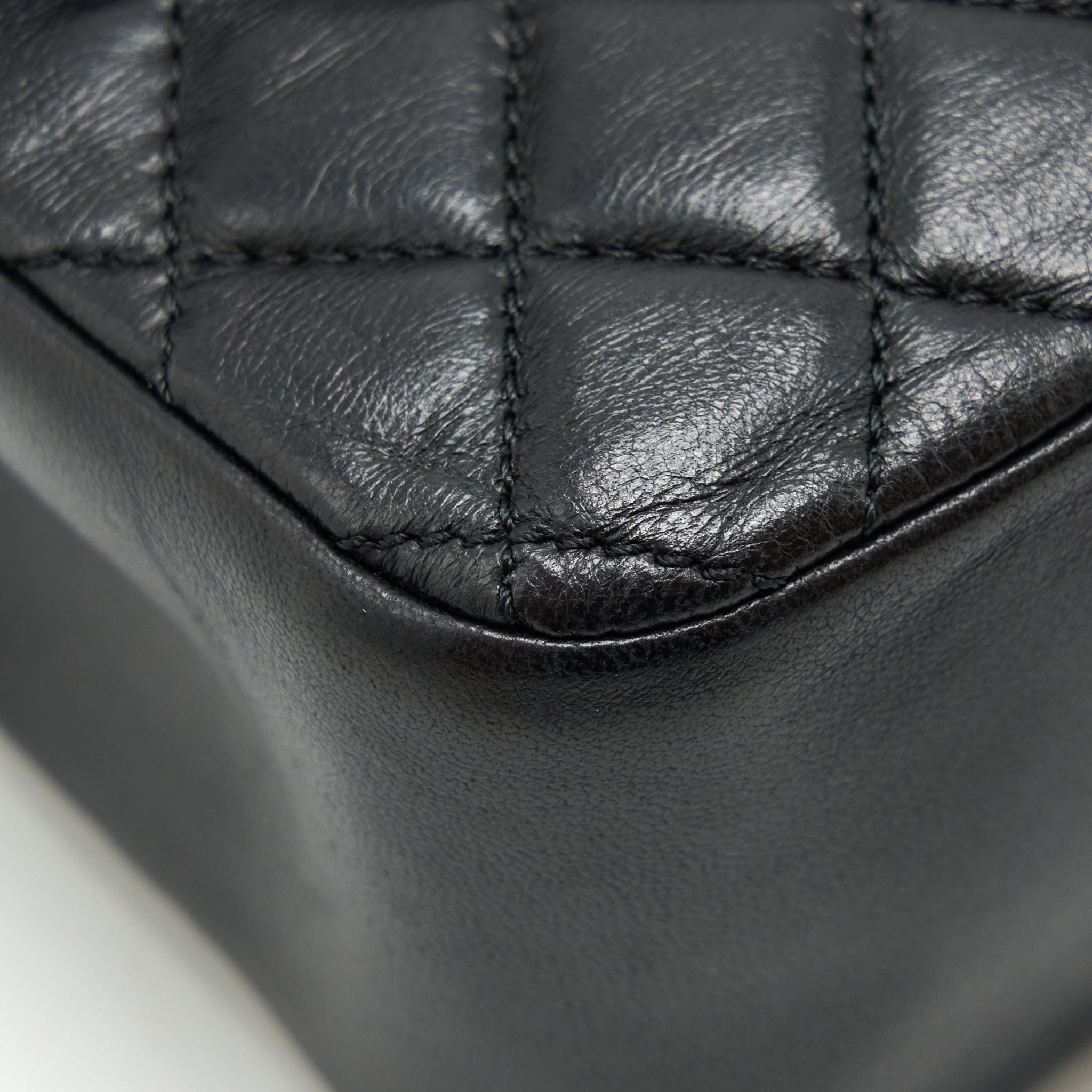 CHANEL WESTMINSTER PEARL SHOULDER BAG LAMBSKIN BLACK SHW