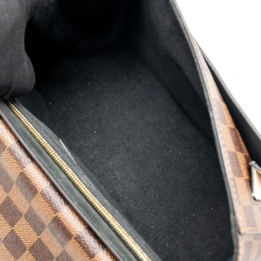 LOUIS VUITTON VAVIN PM DAMIER EBENE CANVAS CREAM WHITE GHW