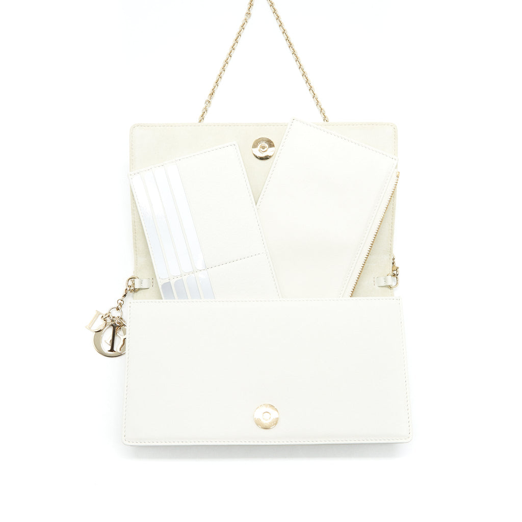 DIOR J'ADIOR LOVE LADY DIOR POUCH WITH CHAIN