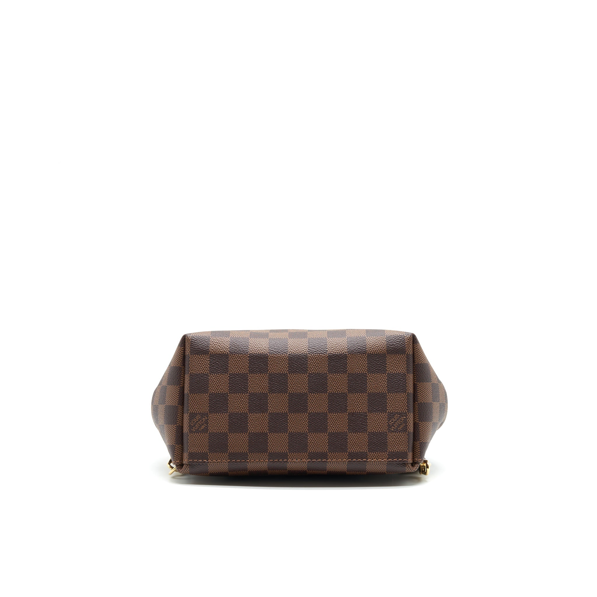 LOUIS VUITTON CLAPTON BACKPACK DAMIER EBENE LEATHER BROWN