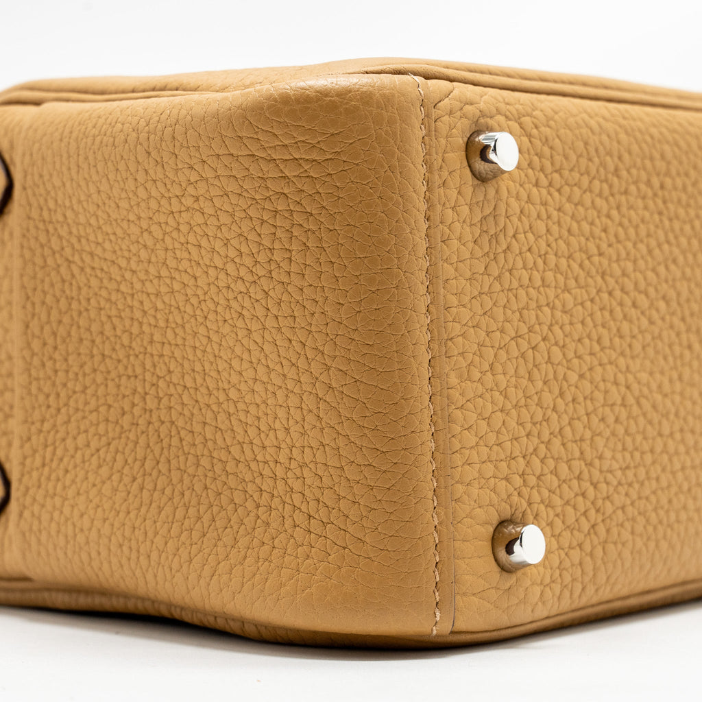 HERMES MINI LINDY CLEMENCE 4B BISCUIT SHW