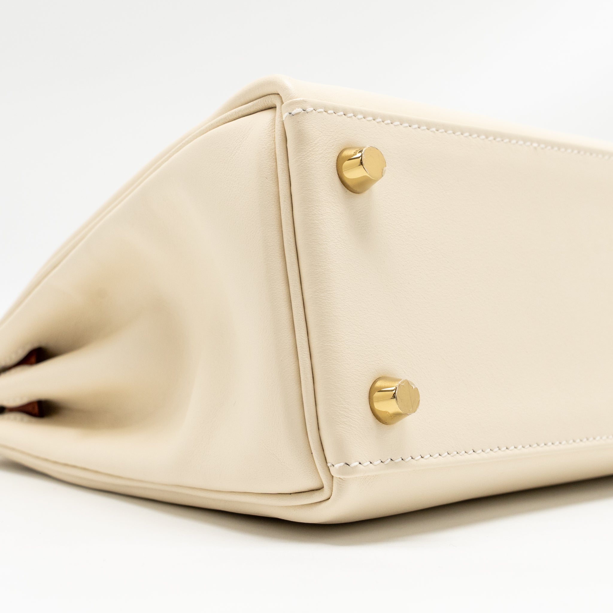 HERMES KELLY 25 COLORMATIC SWIFT NATA/CHAI/CUIVRE/LIME/MAUVE SYLVESTRE GHW