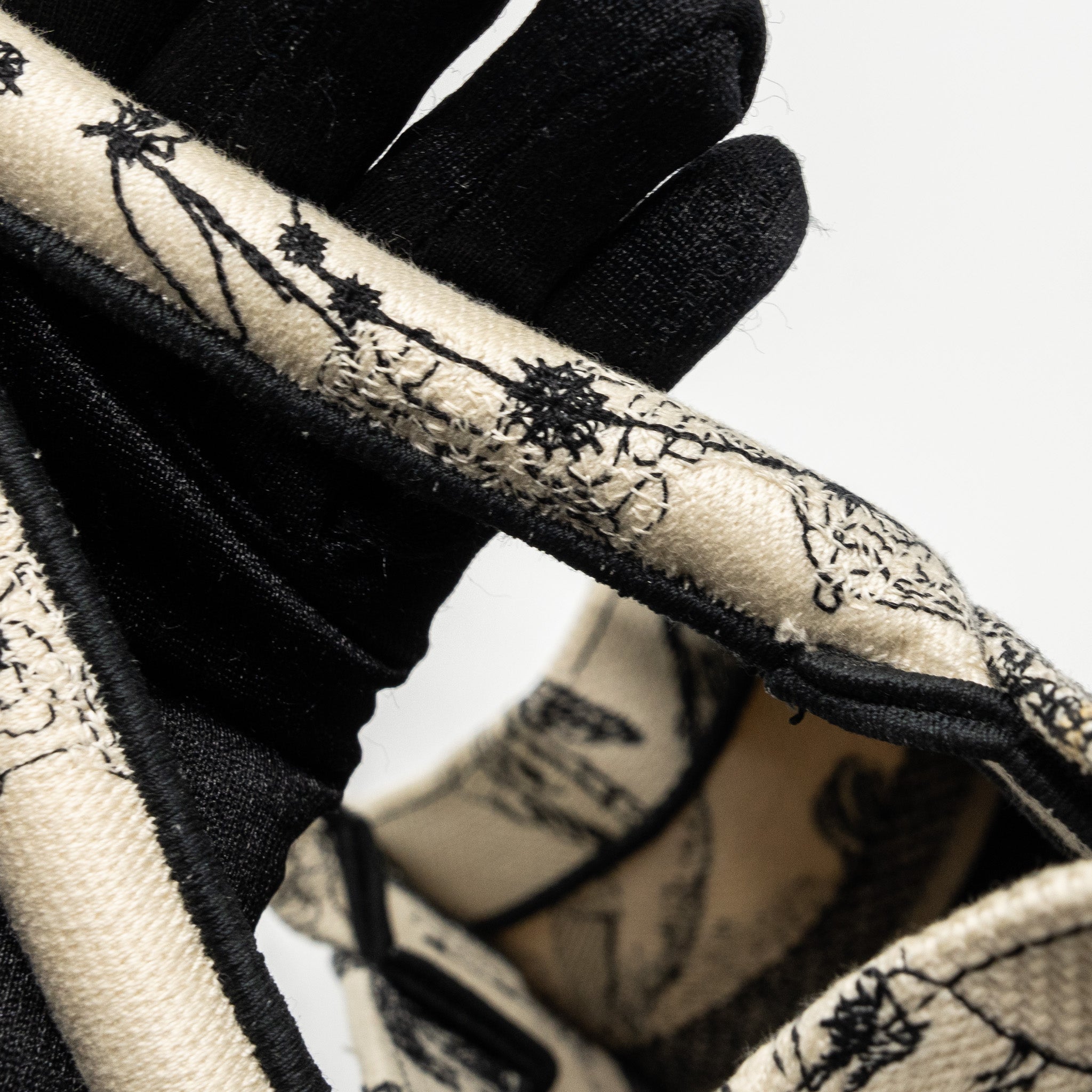 DIOR SMALL BOOK TOTE LATTE/BLACK TOILE DE JOUY ZODIAC EMBROIDERY