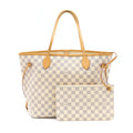 LOUIS VUITTON NEVERFULL MM DAMIER AZUR GHW