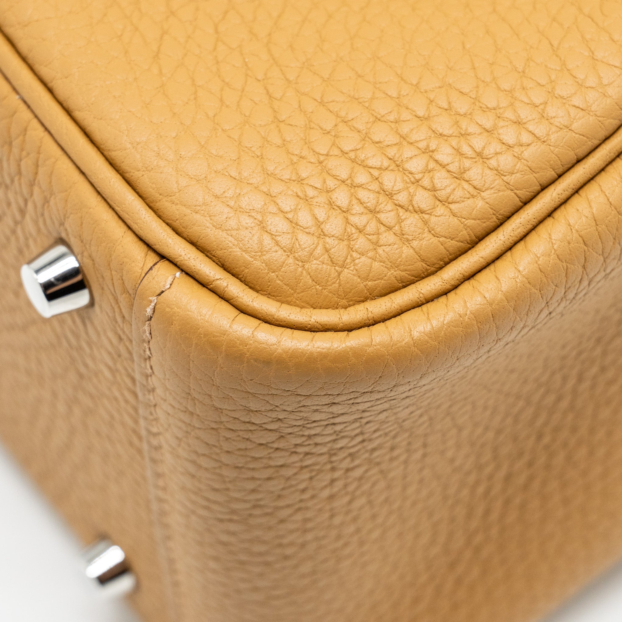 HERMES MINI LINDY CLEMENCE 4B BISCUIT SHW