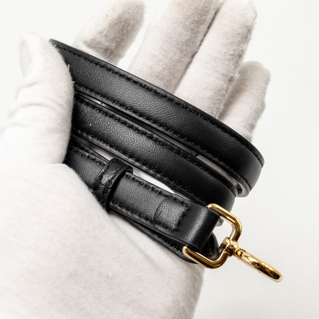 FENDI MEDIUM FENDI FIRST BAG NAPPA BLACK GHW