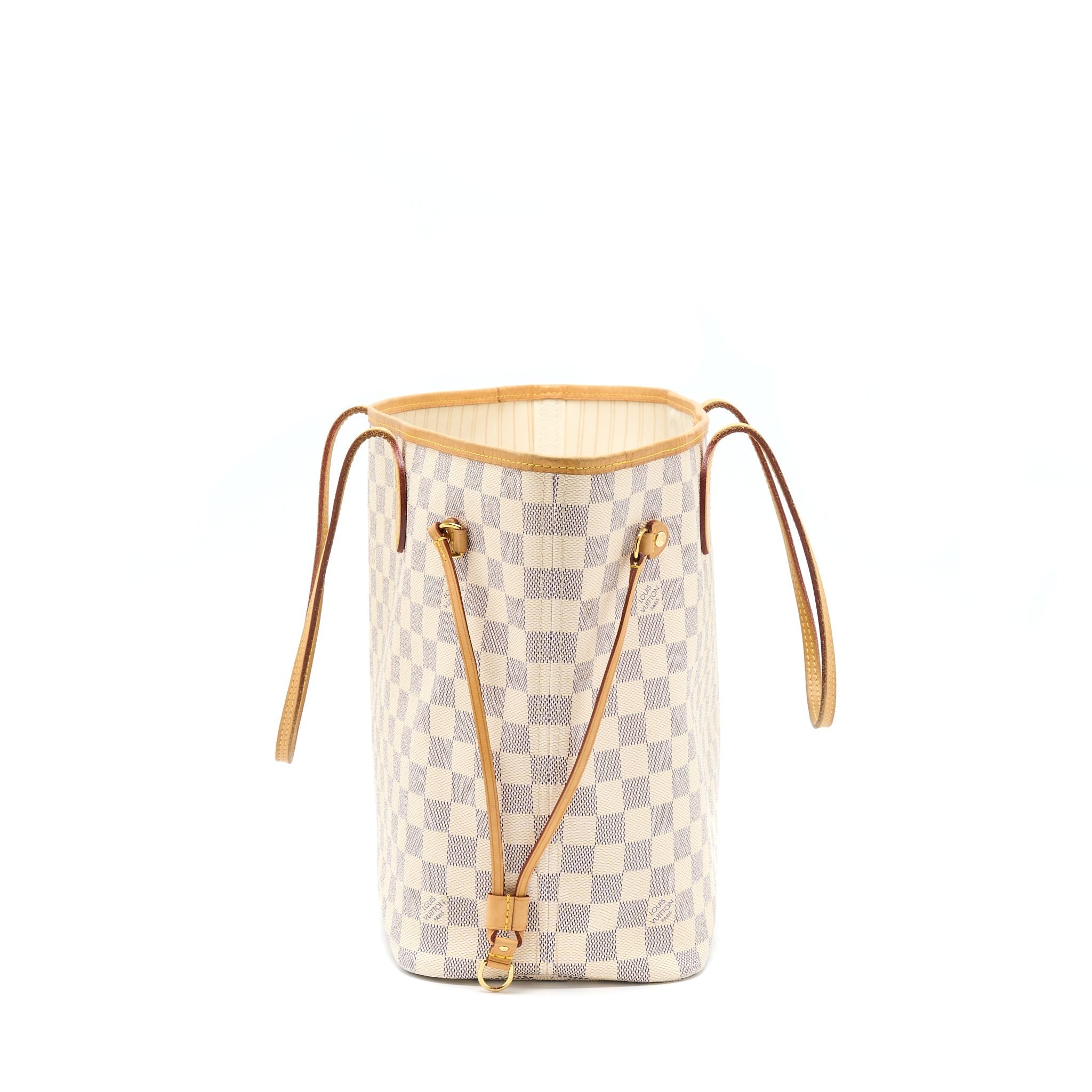 LOUIS VUITTON NEVERFULL MM DAMIER AZUR GHW