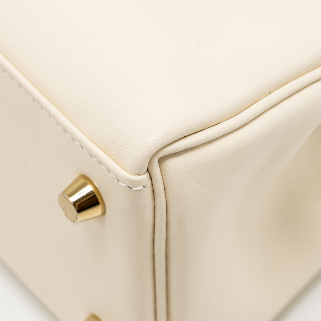 HERMES KELLY 25 COLORMATIC SWIFT NATA/CHAI/CUIVRE/LIME/MAUVE SYLVESTRE GHW