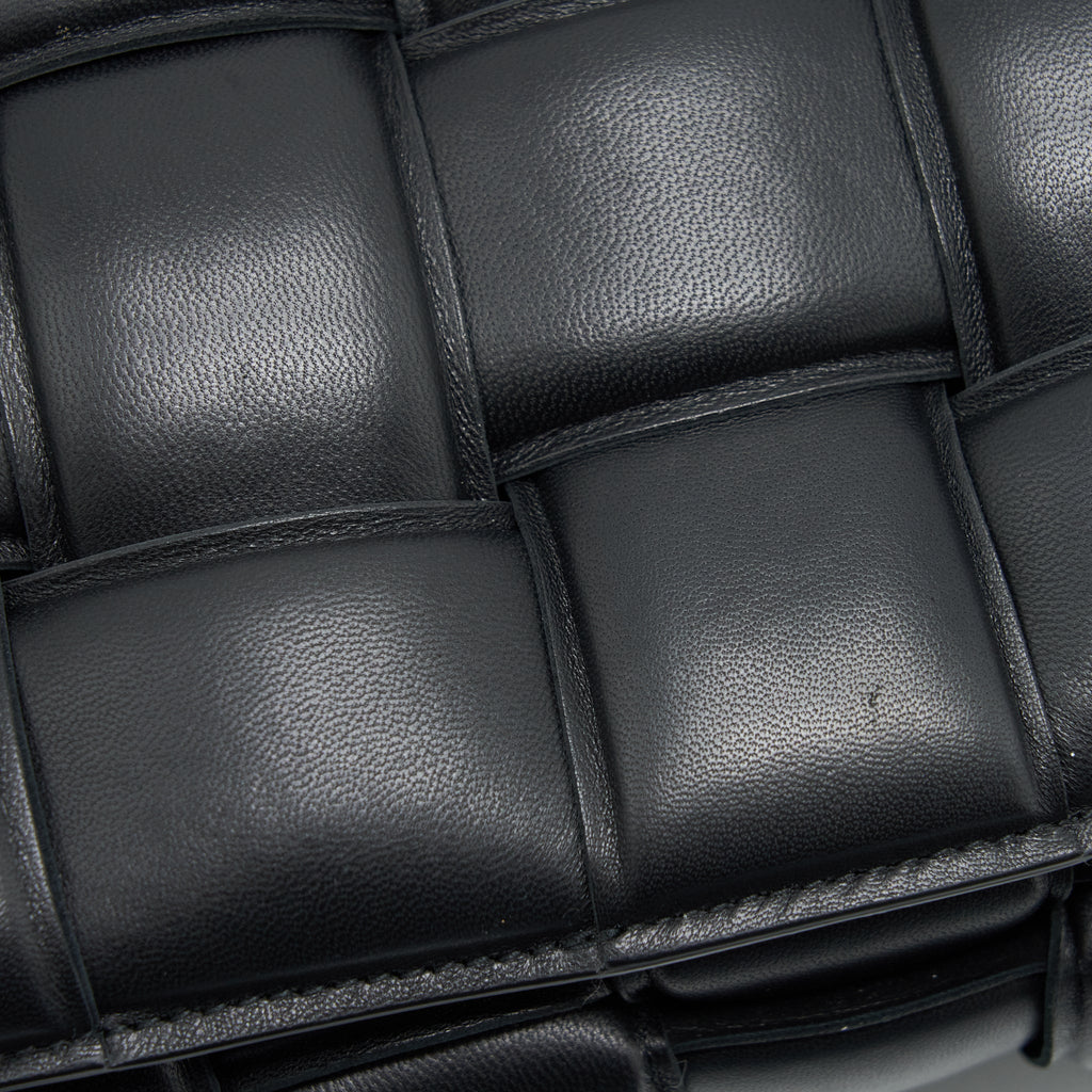 BOTTEGA VENETA PADDED CASSETTE BLACK SHW