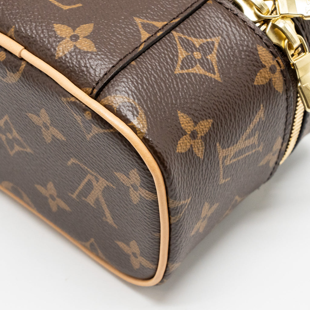 LOUIS VUITTON NICE NANO MONOGRAM CANVAS GHW