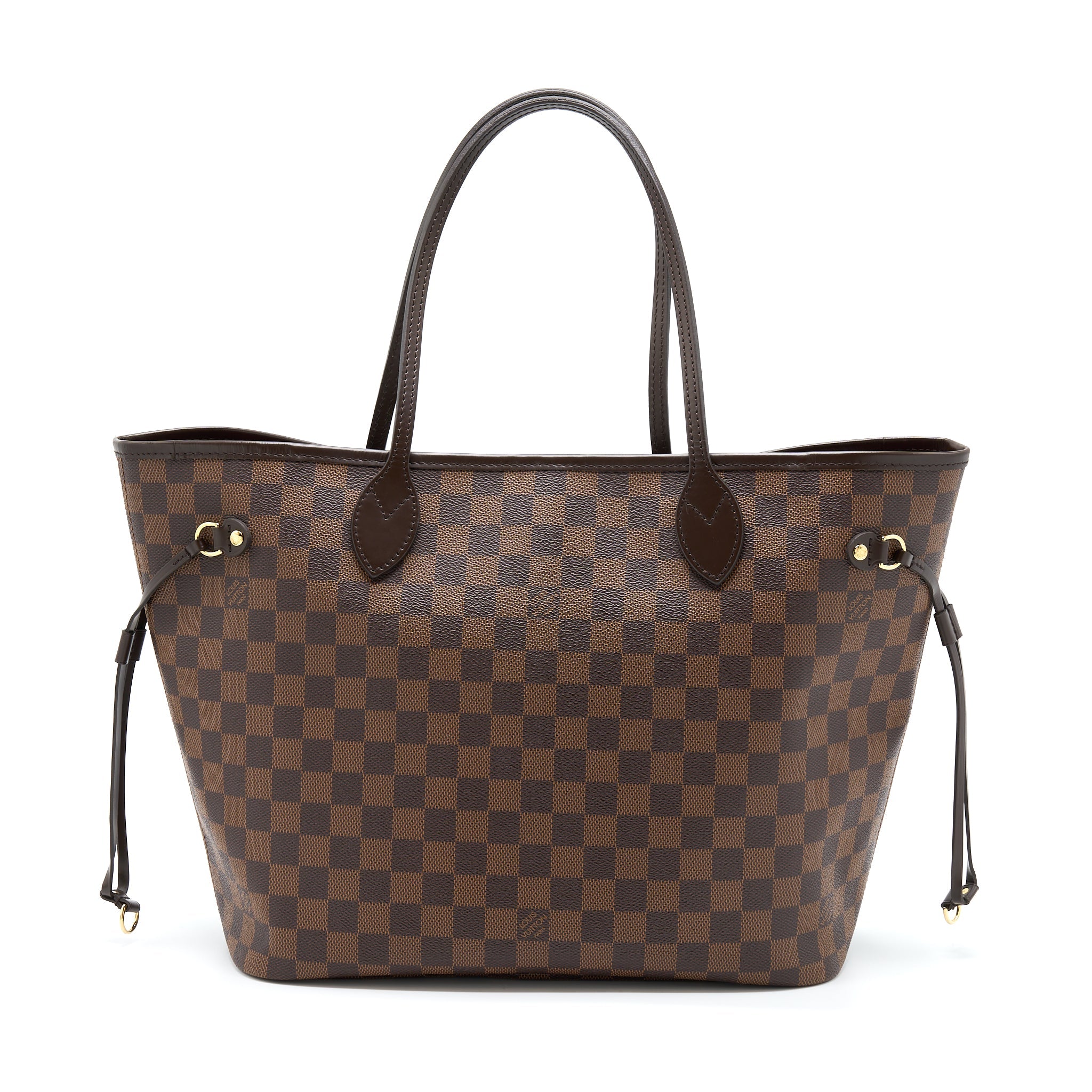 LOUIS VUITTON NEVERFULL MM DAMIER EBENE CHERRY GHW