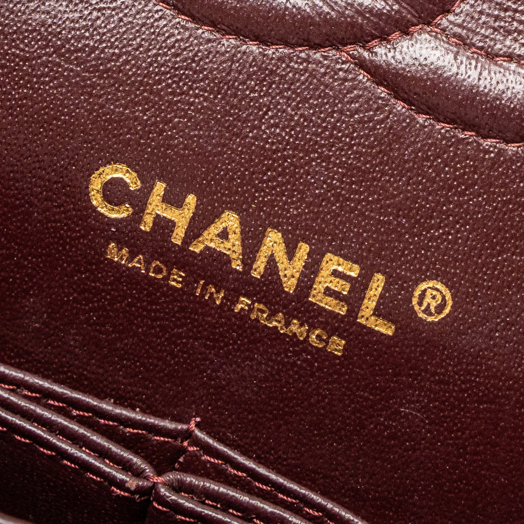 CHANEL MEDIUM CLASSIC FLAP BAG LAMBSKIN BLACK GHW