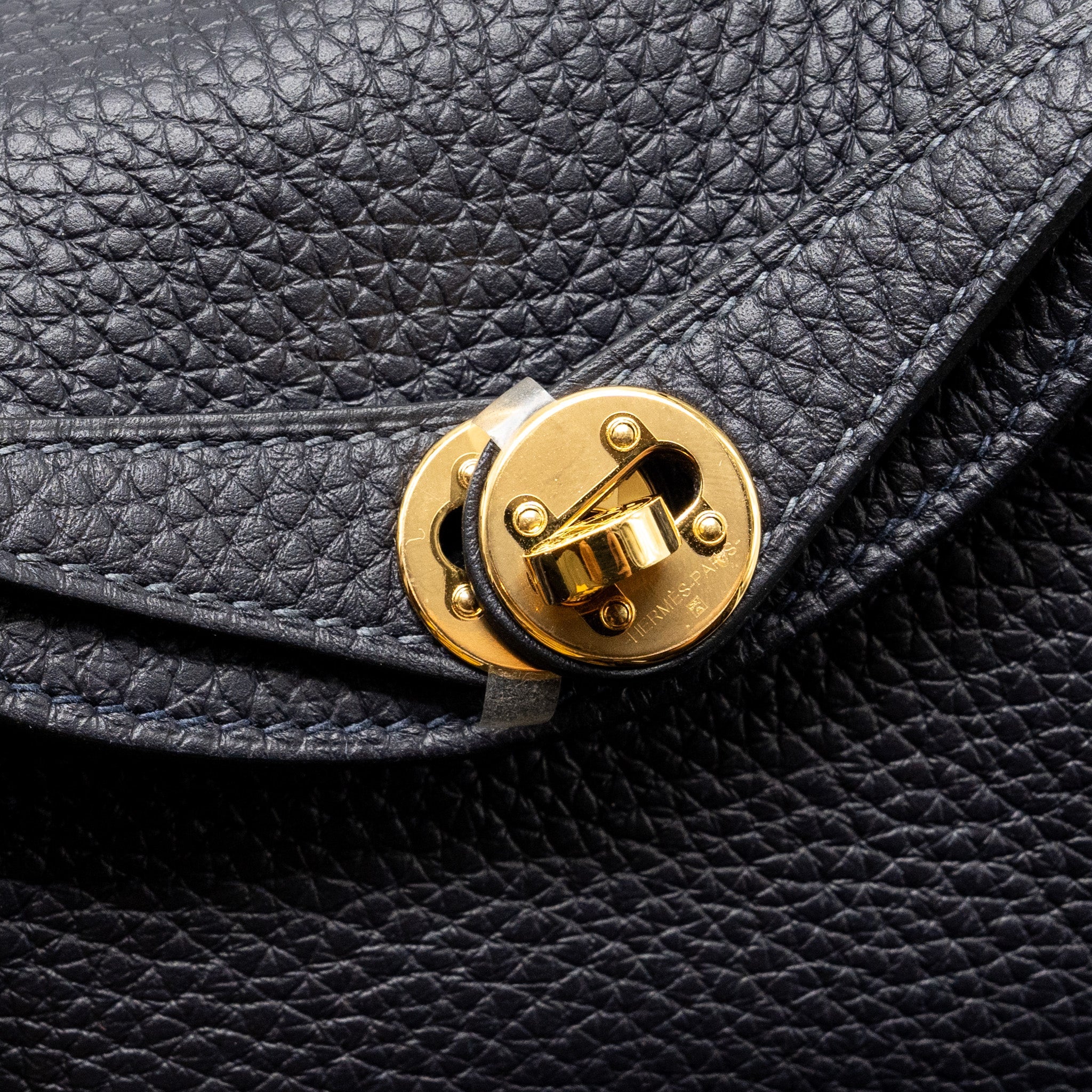 HERMES MINI LINDY CLEMENCE CABAN GHW