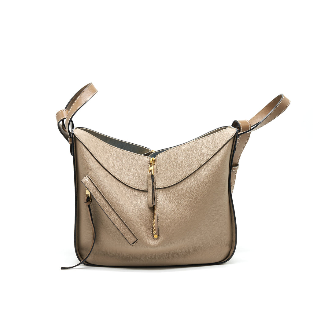 LOEWE HAMMOCK BAG IN BEIGE / BROWN