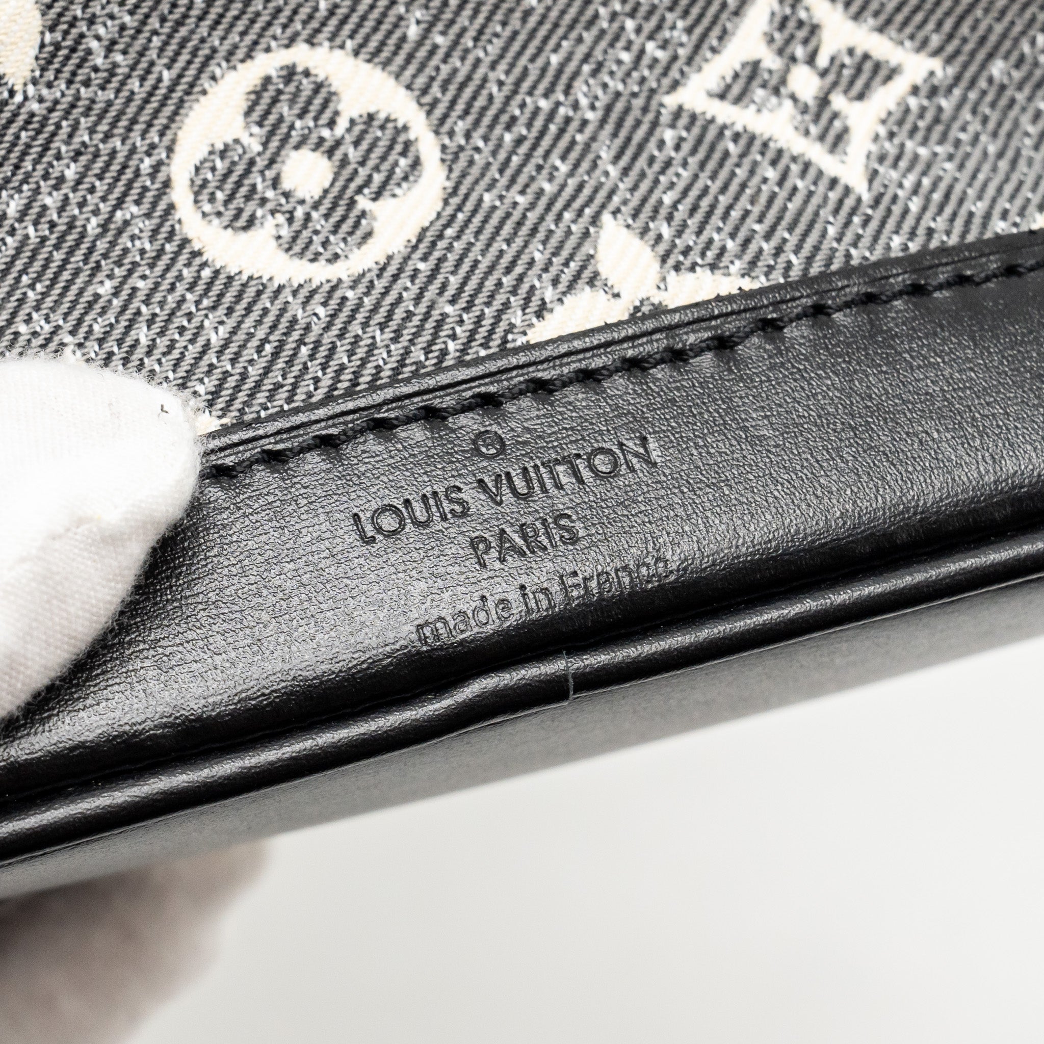 LOUIS VUITTON NANO NOE JACQUARD DENIM BLACK / MULTICOLOR SHW