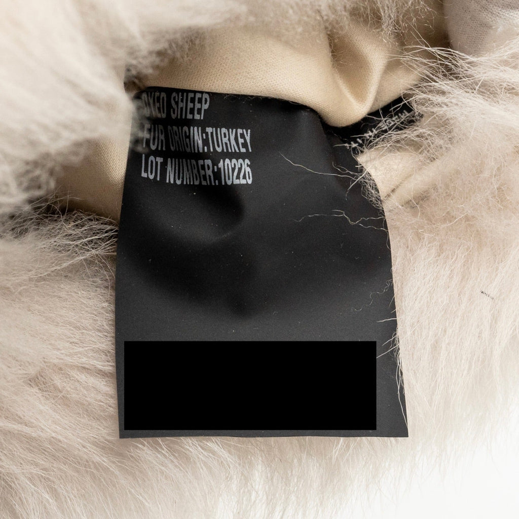 MIU MIU WANDER BAG SHEARLING LIGHT GREY GHW