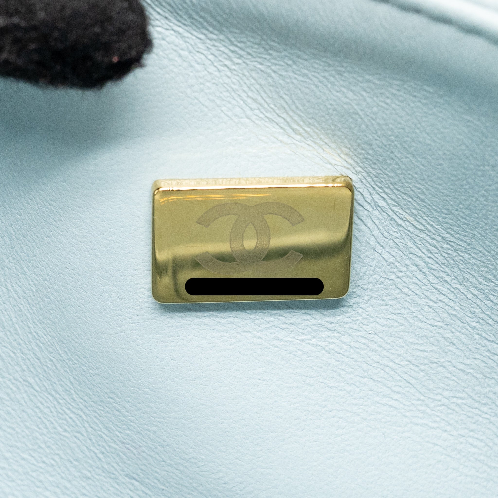 CHANEL MEDIUM CLASSIC DOUBLE FLAP BAG CAVIAR LIGHT BLUE LGHW (MICROCHIP)