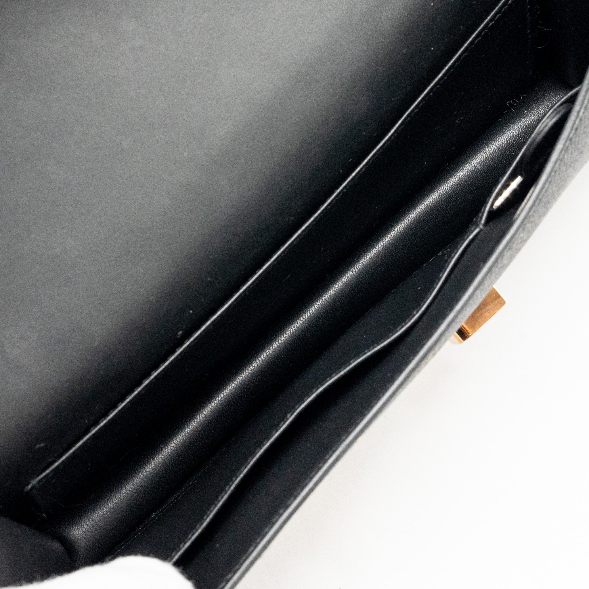 HERMES CONSTANCE ELAN EPSOM BLACK RGHW
